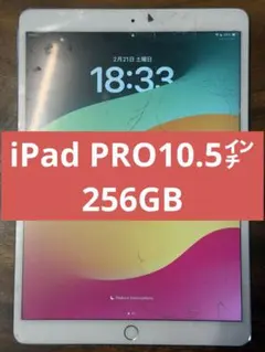 iPad Pro 10.5インチ　256GB 画面割れ有り　使用可能