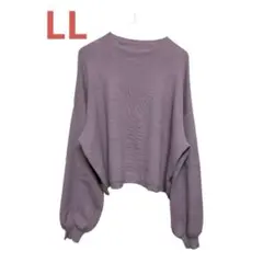 apres jour mignon パープル ニットセーター LL