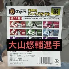 ★大山悠輔選手★ 甲子園球場外野限定フェイスタオル　シークレット