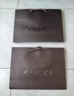 【値下げ！】GUCCI　ショップバッグ　2枚セット