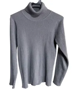 ⚫︎SHIPS グレー ラメ　タートルネックセーター⚫︎