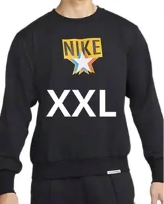 NIKE スター　クルースウェット　XXL ブラック　新品未使用