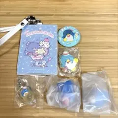 タキシードサム 刺繍缶バッジ ガチャ 推し活 パスケース キーホルダー サム