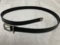 UNIQLO C イタリアンレザーロングベルト　黒　ベルト　Ｍ