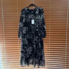 アストラッドリズ　ぼかしプリントワンピース