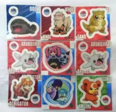 ポケモン ステッカーセット 9種類
