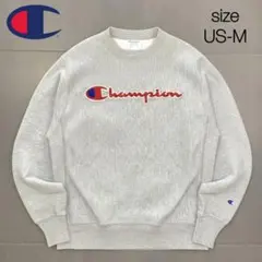 90s USA製 Hanes チャンピオンビッグロゴ クルーネックスウェットM