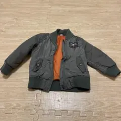 グレー MA-1ジャケット 100cm