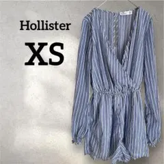 Hollister 【XS】ホリスター ストライプ ラップオールインワン 長袖のサムネイル