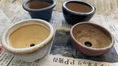 盆栽鉢　作家鉢セット売り！のサムネイル