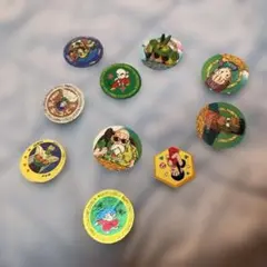 ドラゴンボール メンコ 10枚セット レトロ 悟空キラ　牛乳キャップなど