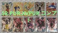 ドラゴンボール SDV10弾 N.R.SR.PUR.XVPUR COMPLETE