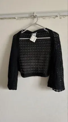 any FAM 透かし編みカーディガン F