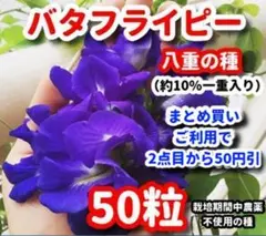 専用★バタフライピー種・八重咲き50粒⭕️➕他1点