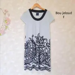 Bou jeloud ブージュルード 膝上丈ワンピース【F】総柄 エスニック