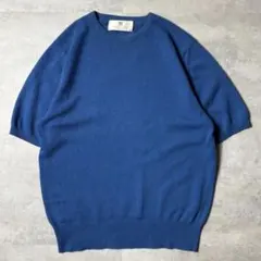 美品　80s Ballantyne ピュア カシミヤニット　ロイヤルブルー 美品 80s Ballantyne ピュア カシミヤニット ロイヤルブルー - メルカリ