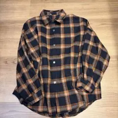 【美品】古着　チェック柄　フランネル　長袖シャツ