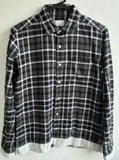 4/30迄値下uniform experiment ネル シャツ 藤原ヒロシ