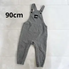 美品❣️ THE NORTH FACE スクエアロゴ スウェットオーバーオール