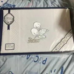 ルピナスフロイライン ジャガードシーツ　綿100% 刺繍 未使用品