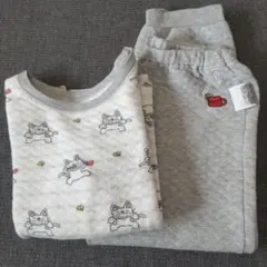 UNIQLO キルトパジャマセット ノンタン 110cm