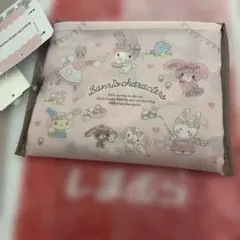 新品　しまむら　サンリオキャラクターズ　エコバッグ　ピンク