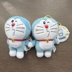 ドラえもん ぬいぐるみ マスコット 2個セット