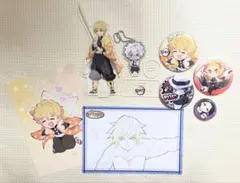 鬼滅の刃 グッズ セット【まとめ売り】アクリルスタンド+缶バッジ+ポストカード