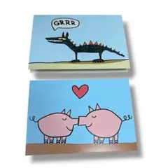 グリーティングカード 2種セット 封筒付