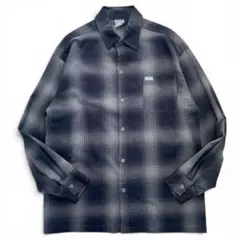 CalTop キャルトップ 長袖 オンブレ チェック シャツ