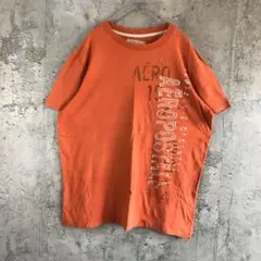 Y3770古着　Tシャツ オレンジ　90s Y2K