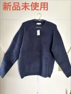 【新品未使用タグ付き】B:MING by BEAMSネイビークルーネックセーター