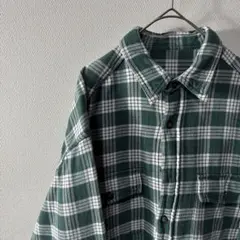 枡*庭様 90s～00s チェック柄 フランネルシャツ vintage L 古着