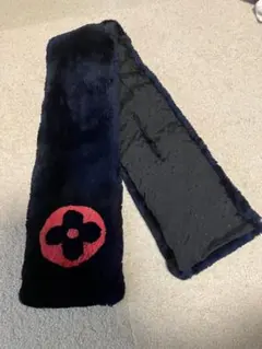 Louis Vuitton マフラー ネイビー 花模様