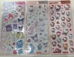 【正規品】サンリオ ぷっくりシール 3枚セット マイメロディ ハローキティ