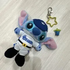 北海道日本ハムファイターズ スティッチ ボールチェーン付きぬいぐるみ