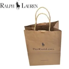 ラルフローレン Polo Ralph Lauren ショッパー 中型 茶色