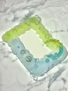 ホイップデコ トレカケース B8 緑×水色 ムーン