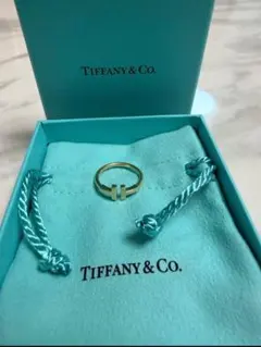 【正規店購入】ティファニー T リング ローズゴールド 箱・保存袋付き 美品のサムネイル