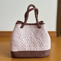 スズランテープバッグ 巾着 くすみピンク