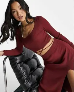 ASOS PETITE リブニット スカート　サイズ6のサムネイル