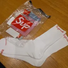 Supreme Hanes Cushion Crew Socks Whiteのサムネイル
