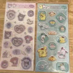 すりガラス風シールセット 2シート