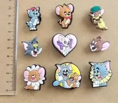 トムとジェリーTom＆Jerryクロックス ジビッツ アクセサリー 9点セット