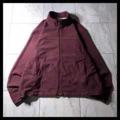 00s L.L.Bean ジップアップ フリース ジャケット 赤紫 XXL