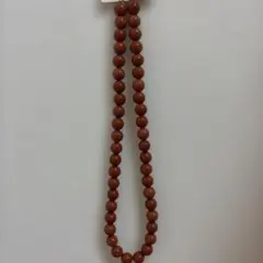 レッドジャスパー（赤碧玉)連ビーズ約9mm天然石 ハンドメイド素材ブレスレット用