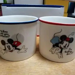 新品　ディズニー　ペアマグ　Francfranc　ミッキー　箱入り