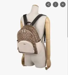 〜クリ様専用〜COACH　レザーリュック ダブルジップ