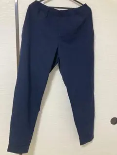 【中古美品】GU ドライストレッチジョガーパンツGA XL ネイビー