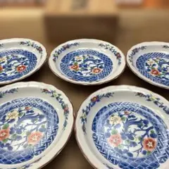 陶彩 間取赤絵 蒸茶碗揃 5個セット 陶彩 幸泉窯 間取赤絵花鳥柄 茶碗蒸し器揃 蓋付煮物椀4客 - メルカリ